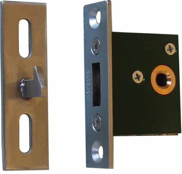 MORTICE DOOR PRIVACY The JSDW1 is a self latching sliding latch suitable for swimming pool doors and gates. JSDW1 Please indicate Broach size when ordering Broaches for Privacy Follower: 4.8mm 5.