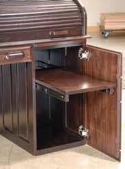 Computer Computer Rolltop with Hutch cdr3260wh 60"W X 32"D