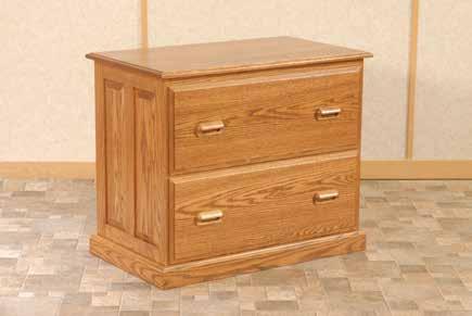 / Fruitwood Rlat30b LETTER FILE CABINETS RLR2B 18"W X 28"D X 30"H Shown RLR3B 18"W X 28"D X 41½"H RLR4B 18"W X 28"D X 54"H Shown Full Extension