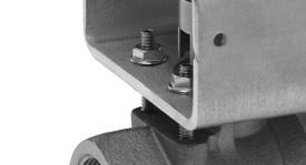 Direction of rotation spring reversible with C/CC mounting motor reversible with