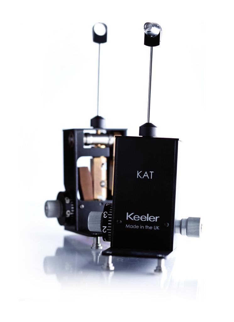 KAT Keeler Applanation Tonometer D-KAT Digital Applanation Tonometer LED display for ease of use in darkened environments T type and R type available Display reading to 1 decimal point KAT