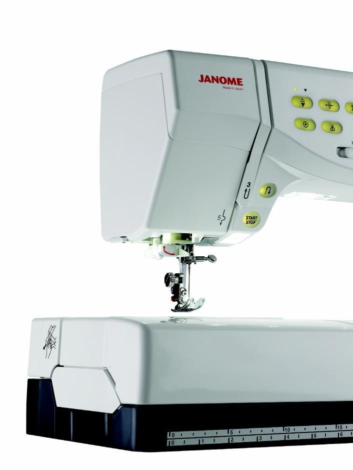 AcuGuide Automatic Cloth Guide Extra High Presser Foot Lift Automatic Stippling in the Hoop Janome Precision Without The Need For A Bulky Embroidery Attachment Our Rolling Linear Guide embroidery