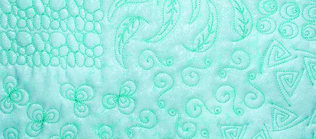 Use these designs to create your own unique in-the-hoop stippling patterns.