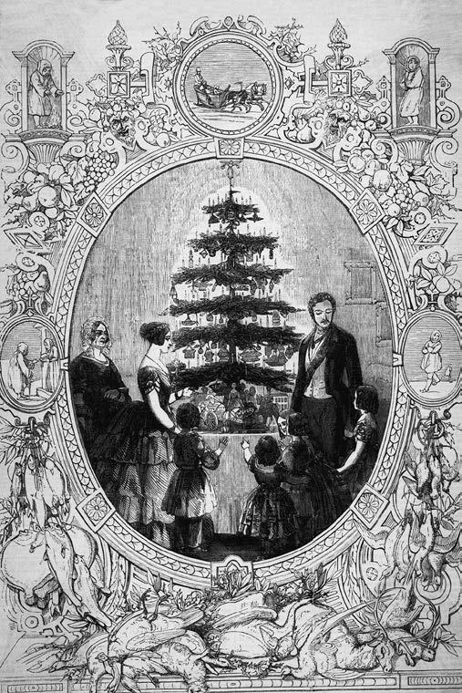 A White House Christmas In 1848, an illustration of the queen s