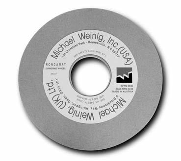 Grinding Wheels Grinding Wheel/Knife Steel Recommendation List 38 39 NEW Available Exclusively From Weinig The Weinig ECO-GREEN Ceramic Grinding Wheel This new ecologically friendly grinding wheel is