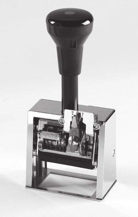 Anatomy of REINER Numbering Machines and Date Stamps 1 4