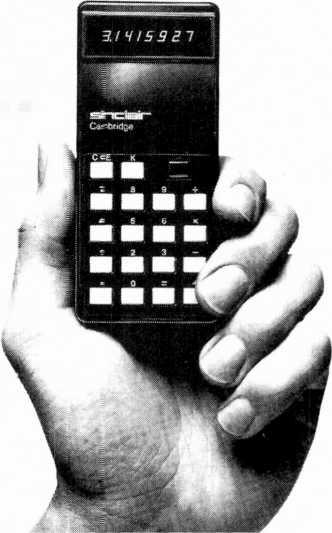 AN INCREDIBLY SMALL ELECTRONIC CALCULATOR......at an incredibly small price.