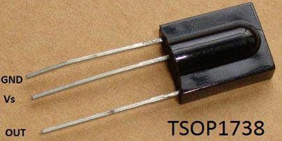 VII. IR RECEIVER (TSOP17XX) L293D is motor driver IC which is useful for rotating motor in clockwise and anticlockwise direction.it is a bidirectional IC. Also provide 12v supply to the motor.