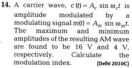 15. Write two factors justifying the need of modulation for transmission of a signal.