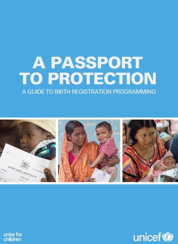 The guide includes a framework for conducting a situation analysis of the civil registry, and specifically birth registration within this, as well as guidance on translating the outcomes of this into