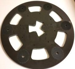 00 20inch diameter plastic drive plate to mount resins specifically machined for our G210 grinder