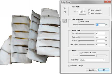 To access the Polygonal Lasso tool, click the Lasso tool and hold down the mouse button. 6. Using the Lasso tool, select part of the image.