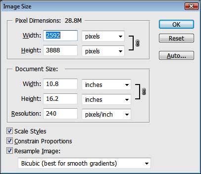 RESIZING FOR PRINT, WEB OR EMAIL: DIGITAL PHOTOGRAPHY AND ADOBE PHOTOSHOP The Image Menu - image size (actual image physical dimensions) vs.