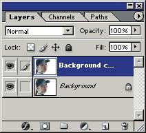 With the new Background copy layer still selected, choose Filter, Blur, Gaussian Blur from the menu bar. Change the Radius to 4.2 in the Gaussian Blur dialog box, and then click OK to blur the layer.
