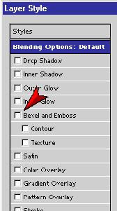 Double-click on the This and That Collectibles layer The Layer Style dialog box appears This dialog box provides a variety of layer effects You will first create a bevel and