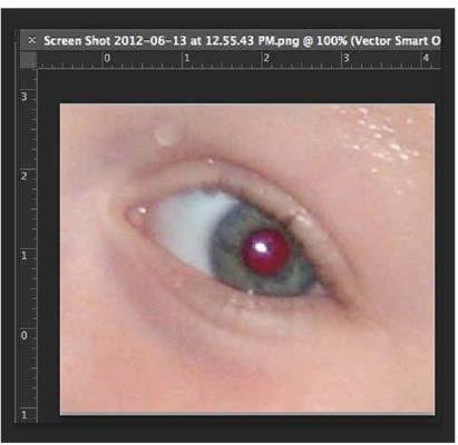 To remove the the red eye 1.Open a photo you wish to correct. 2.Select the Zoom Tool from the Toolbox.