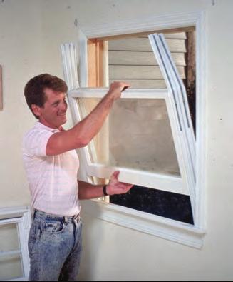 The opening needs to be properly prepared to receive the new window. Finally, the existing trim needs to be integrated to the new window.