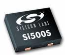 The silicon oscillator is fabricated using standard submicron CMOS technology and standard