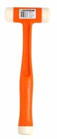 Soft Surfaces Includes 3rd Tip In Handle Soft Face Hammer 50mm Replacement Tips Nylon -Poly & Copper HU-701/2N Soft Face