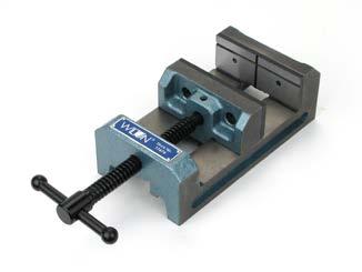 STANDARD DRILL PRESS VISE 4" Jaw width opens to a maximum of 4-1/2" Grooved jaws provide a firm, secure grip on your work material Elongated holes for easy fastening onto drill presses or work