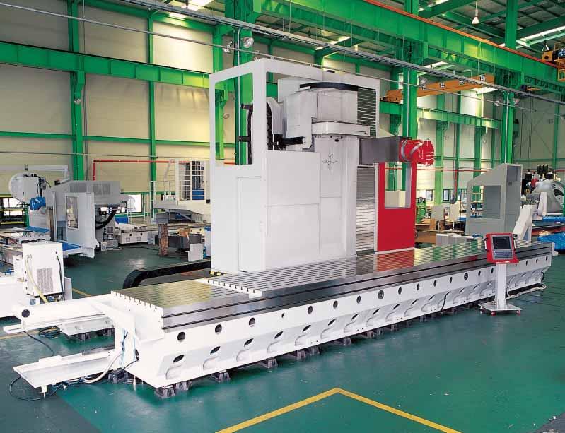 KIHEUNG specialized in CNC bed type milling machine, travelling column boring and milling center, Double column machining center, Simultaneous five axis machining center,