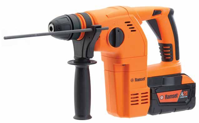 Rotary Hammer 28V Cordless Hammer 4 mode setting - drilling, hammer drilling, chiseling & neutral SDS-Plus chuck with quick change system