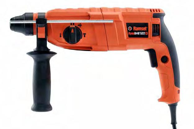 DynaDrill 522 2kg Combi Hammer 4 mode setting - drilling, hammering, chiseling & neutral 790W Motor Soft grip handle for comfortable control The Ramset DynaDrill 522 Combi Hammer is the ideal tool