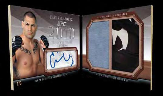 Autograph Front of Card Moment of Truth Fight Mat Relics