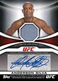 Autograph Moment of Truth Fight Mat Relics: 2 fighters