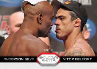 Onyx: Numbered to 88 Fight Poster Review Highlighting 25 events in UFC history. Heavy Hitters Insert Card Showdown Shots Insert Card Collision Course Insert Card & 2011 The Topps Company, Inc.