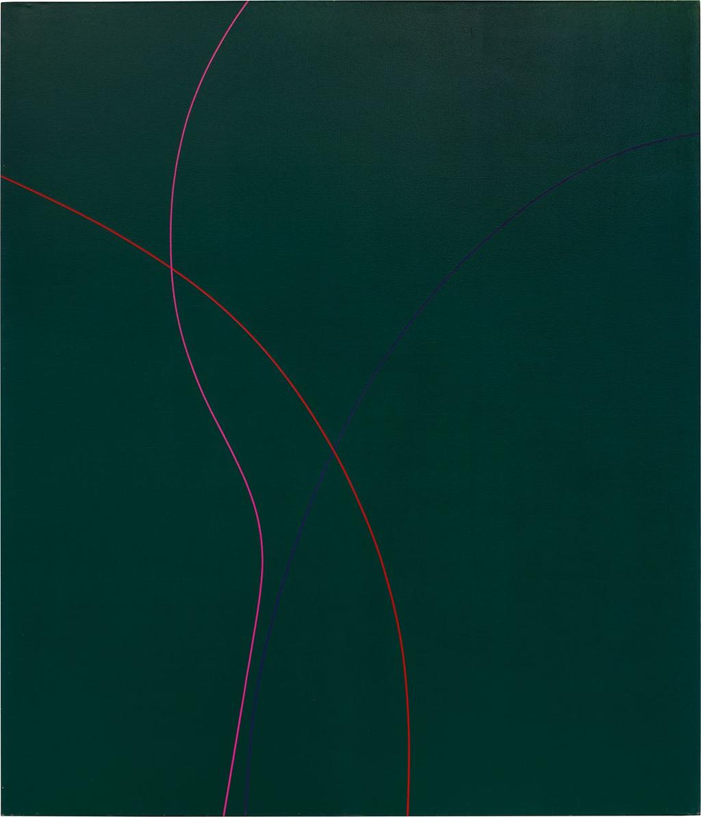 VIRGINIA JARAMILLO, Untitled, 1971, acrylic on canvas, 213.