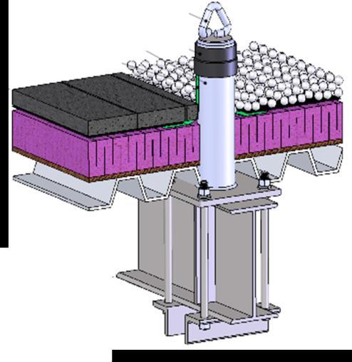 that the sections of plate extending beyond the pier welded to the base plate acts as a cantilever and the pressure distribution under the base plates