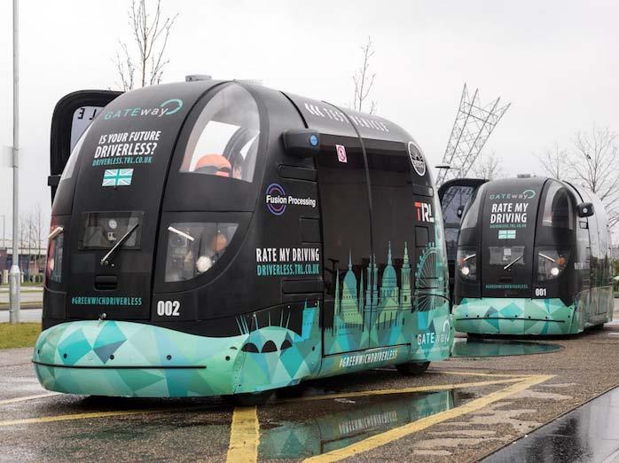 Around 320 members of the public took a ride in one of the four trial pods which covered a total of 2,299 miles of the Greenwich Peninsula during the trial period.