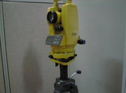 To setup targets, mark the down reference point of theodolite, mark the level reference