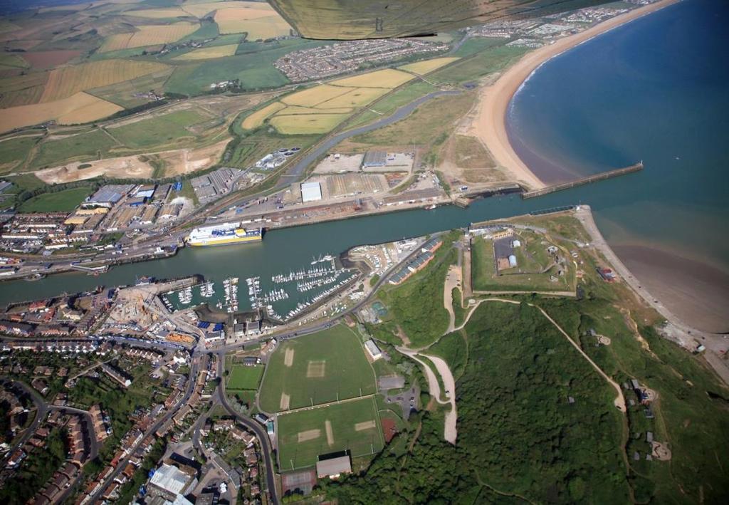 Newhaven Port Port of Newhaven dates back nearly 500 years to 1539 The Port covers 122 ha First ferry operation between Newhaven and Dieppe started nearly 200 years ago Providing an important trade