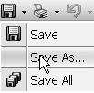 18) Click OK from the Document Properties Units dialog box. Save the part template. 19) Click Save As from the Menu bar. 20) Select Part Templates (*.