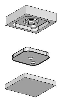 Engineering Design with SolidWorks 2010 Utilize the Mold tools to create the Cavity tooling plates for the BATTERYPLATE part.