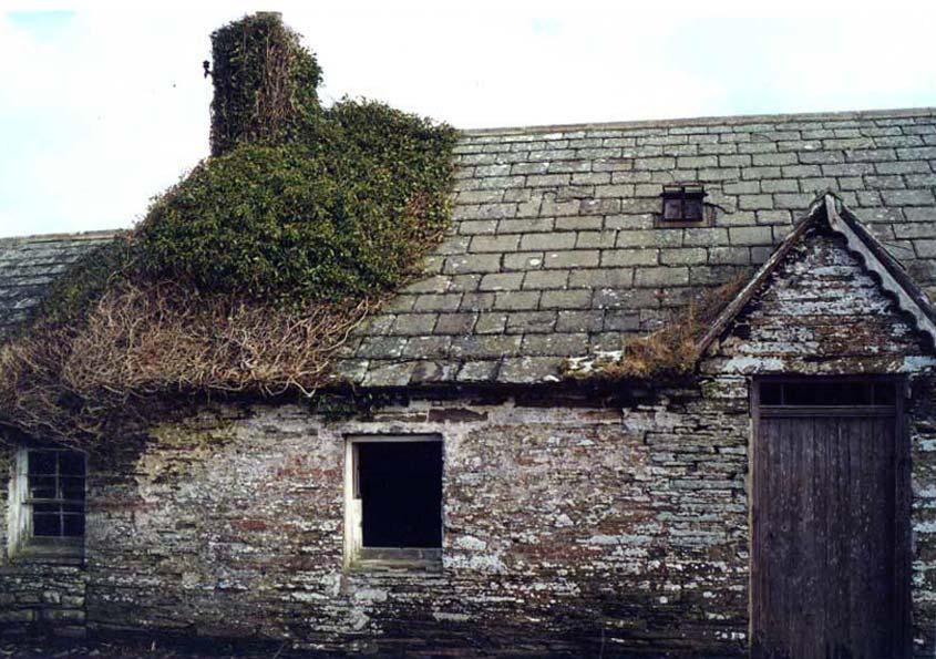 Graduated slate roofs typically have varied
