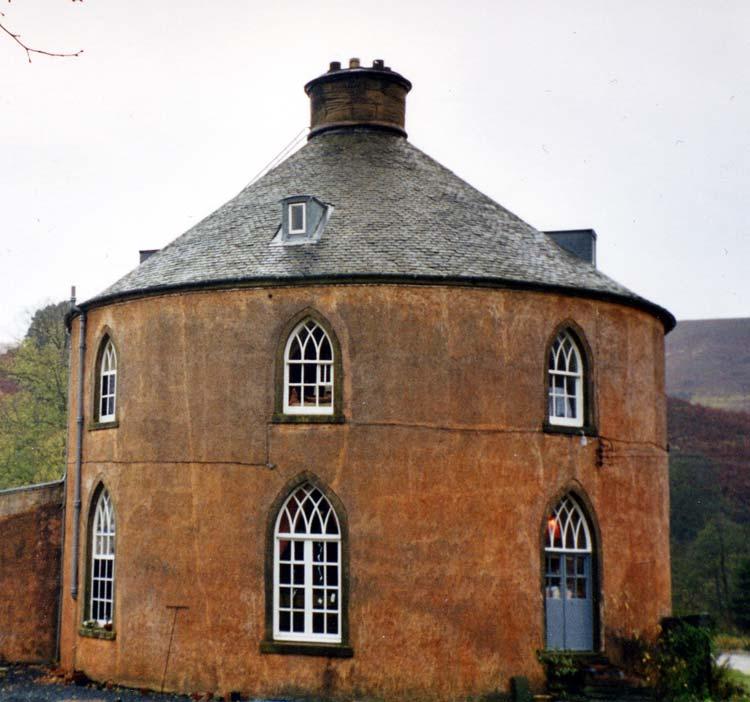 This Scottish slate roof was installed in 1785 and still has the original slate on the original 1 board roof decking. This roof was 215 years old when photographed.