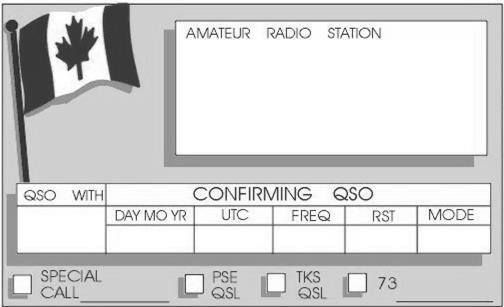 RECORDING KEEPING, CONFIRMATION, MAPS, CHARTS, ANTENNA ORIENTATION QSL