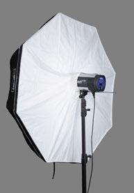 Parabolic Umbrella Master PXL, ø 135 cm, silver, with diffusor cover next page back to