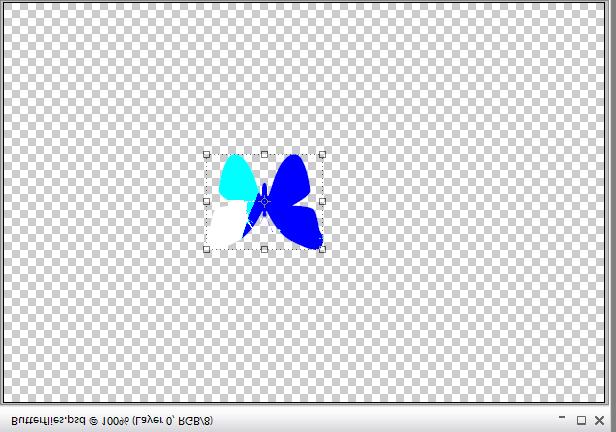 At this point you should have five butterfly layers