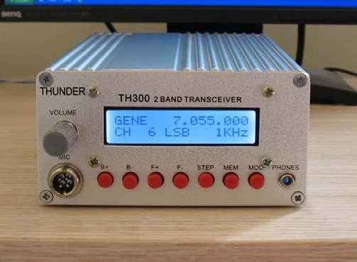 Construction Guide of TH300S TH300S is a 2-band SSB/CW transceiver, used with DDS as LO, and features dual