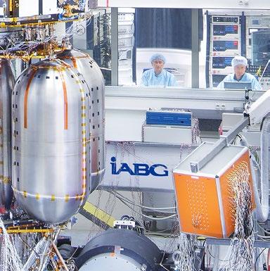 Comprehensive testing services and analyses We combine theory with practice The IABG Space Centre offers its customers extensive test facilities and know-how in performing all types of environmental
