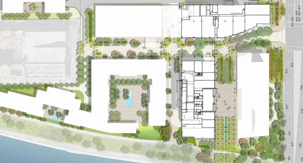 SITE PLAN PLAN Future On-Site Hotel ± 170 Rooms Ground Floor/ /Retail Suite A119 5,809 SF Suite A117 3,913 SF Suite A115 4,621 SF Suite A113 2,920 SF Suite A110 3,830 SF Suite A111 4,025 SF 1.