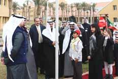 The governor issued his statement during a flag-raising ceremony held in the Ahmadi governorate s building. Ahmadi Governor Sheikh Dr.