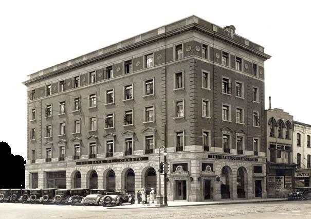 When construction began in 1928, a Toronto architect was commissioned to create a Renaissance-inspired banking house a popular choice for larger buildings at that time.