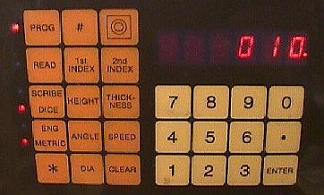 Location of the top-cover interlock switch. II. PROGRAM 1. These are the left-panel program and data-entry keys you will use. a. b.
