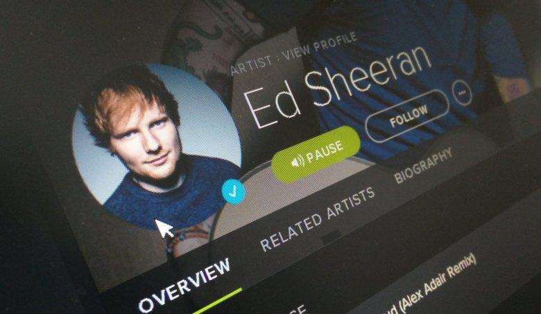 Ed Sheeran 'owes career to Spotify - http://www.bbc.