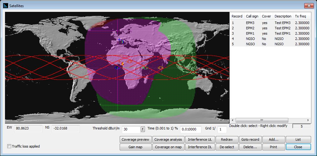 A software for space services for administrations ATDI Software Helps the administrations to extend the analysis to the national level: Planning of the satellite network Inter-service analysis of the